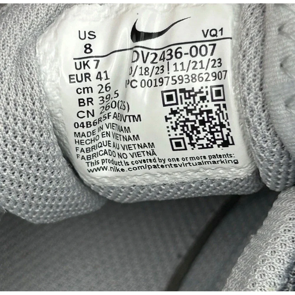 Nike All Day Everyday Grey Blue Running Shoes‎ DV2436-007 Mens Size 8